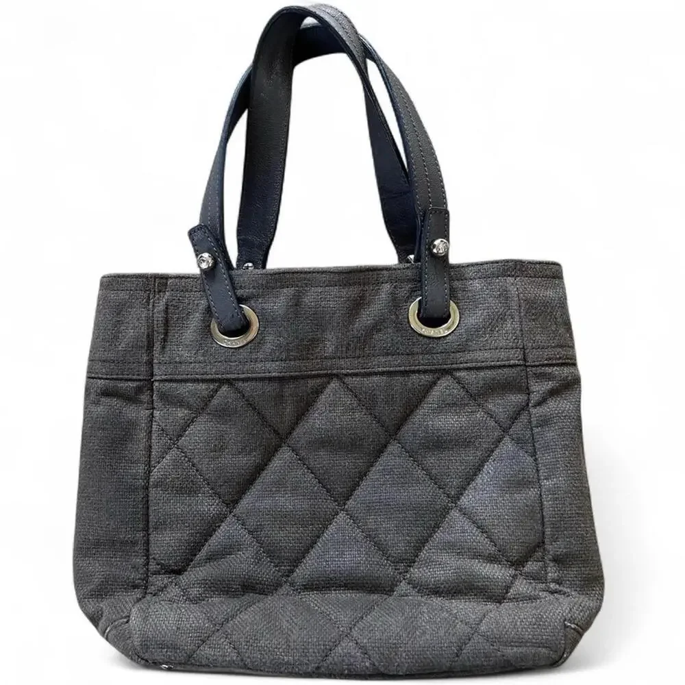 Chanel canvas tote